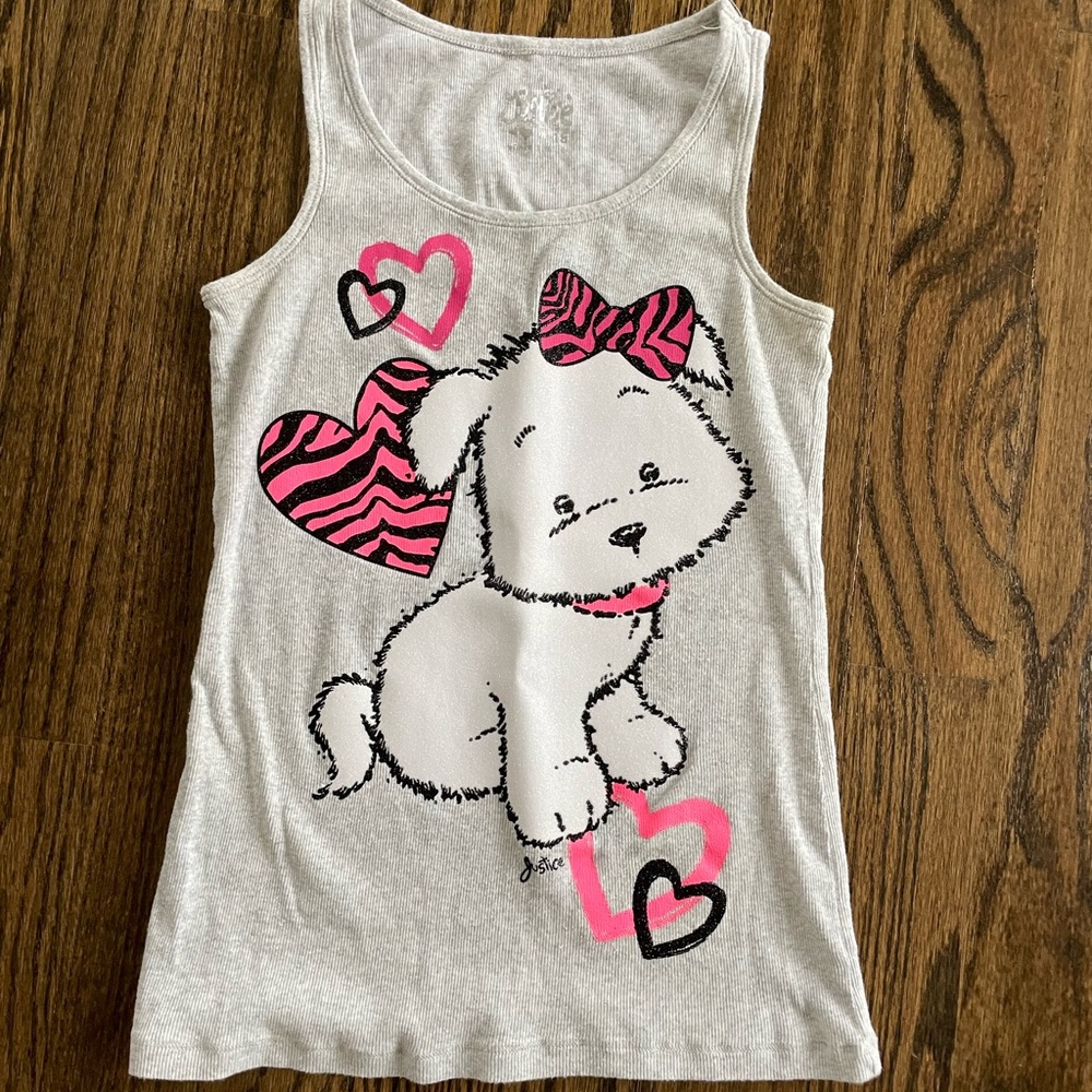 Adorable Puppy Tank Top - Worn Once